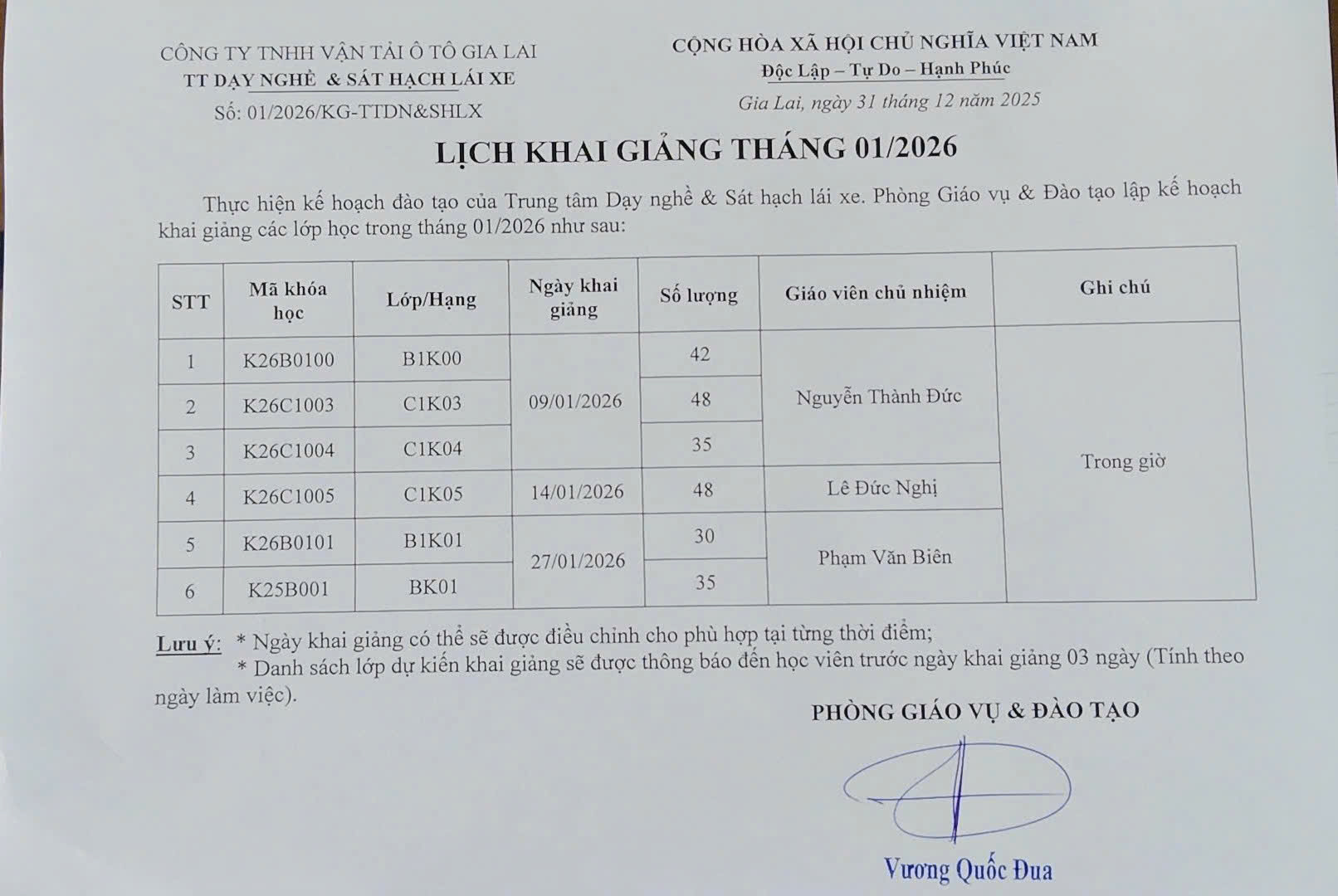 lich khai giang 1.2026